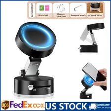 360 Vacuum Strong Magnetic Phone Holder Suction Cup Car Stand Foldable Car Mount
