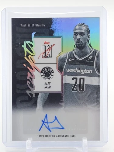 2025 Topps Signature Alex Sarr Base (RAW)