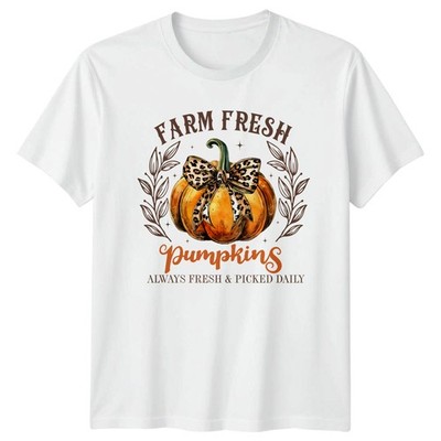 Farm Fresh Pumpkins Always Fresh Damen T-Shirt Bauernhaus Herbstsaison