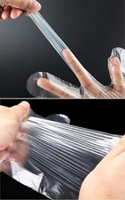 400 Count Disposable Poly Plastic Gloves for Cooking, Food Prep and Food Serv...