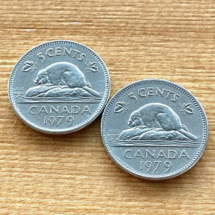 Royal Canadian Mint 1979 Canadian Nickel Beaver (2 pieces) Canada - Image 2 of 4