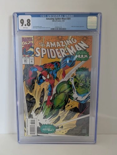 Amazing Spider-Man 381 CGC 9.8 White Pages Hulk Appearance