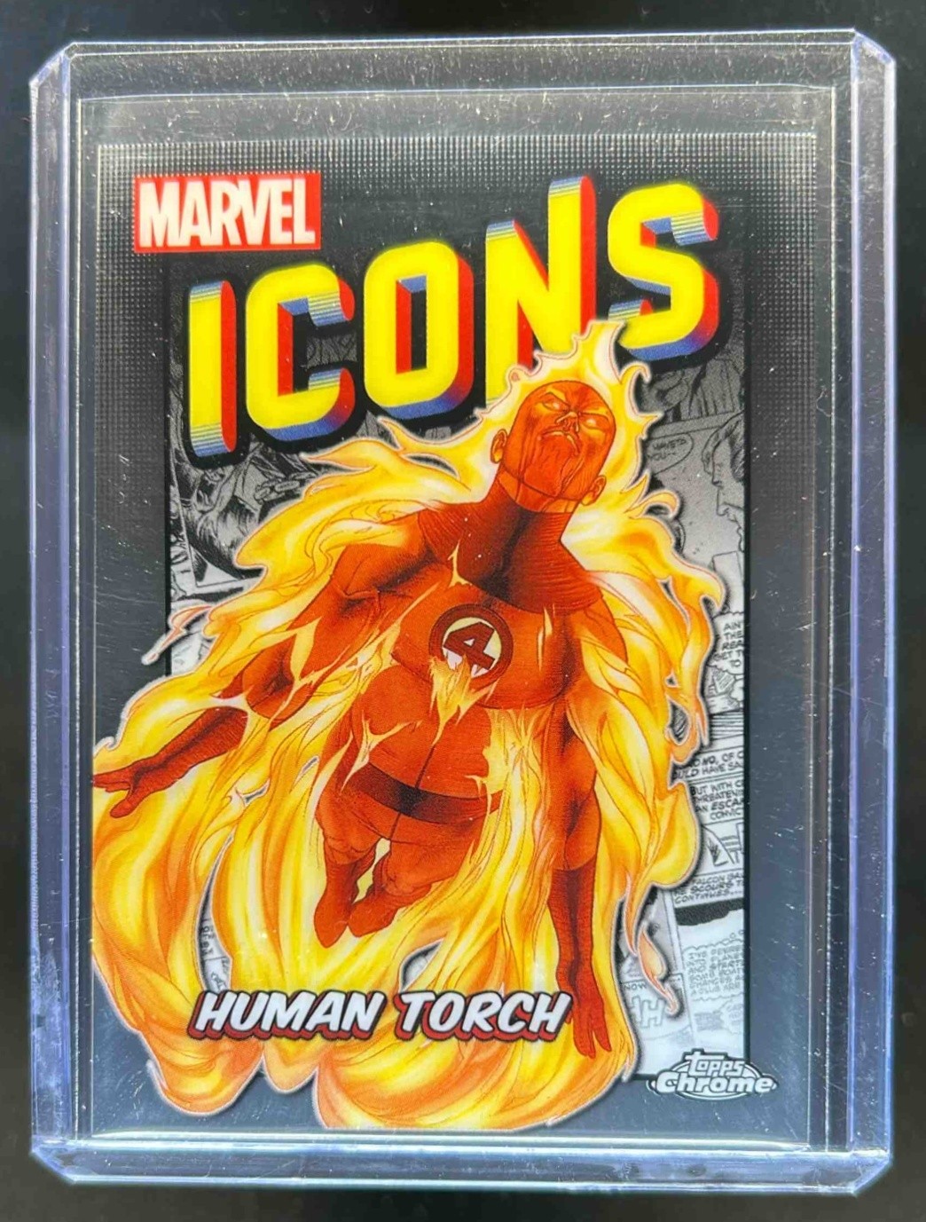 Human Torch 2024 Topps Chrome #MI-7 Marvel Icons Price Guide