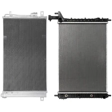 PICKOOR Radiator & AC Condenser Cooling Kit For Buick Enclave Chevrolet Traverse