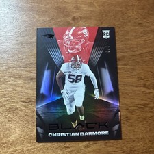 2021 PANINI BLACK CHRISTIAN BARMORE ROOKIE CARD RC /8 . rookie card picture