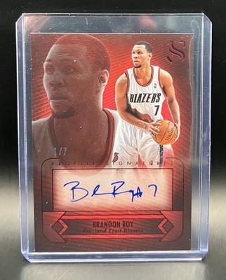2024-25 Panini Silhouettes Brandon Roy Profile Signatures Auto  1/7 #PS-ROY