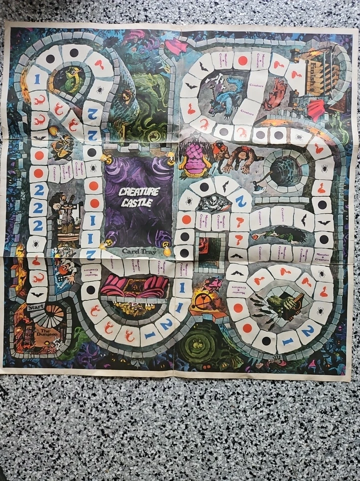 Creature Castle Game By Whitman 1975 Vintage Board Game. - Image 4 of 4