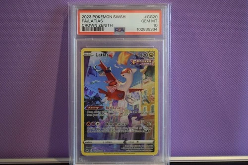Latias GG20/GG70 Crown Zenith Psa 10, Gem Mint