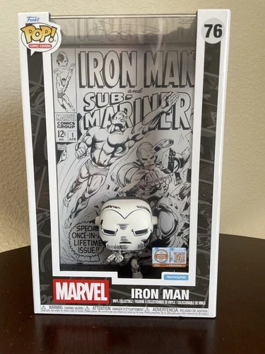 GRAIL Funko Pop! Comic Covers Iron Man #1 (Black & White) LE 750 in Hand