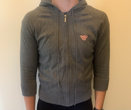 tommy hilfiger hoodie damen Med/Large - Full Zip - 3/4 Arm - Virginia Tech Hokies - Bild 3 von 4