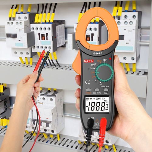 NJTY Digital Clamp Meter AC Current Portable LCD Diaplay Measuring Tool V1K4 - Picture 9 of 9
