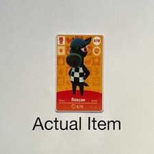 Nintendo Amiibo Character Card Custom Made - Roscoe