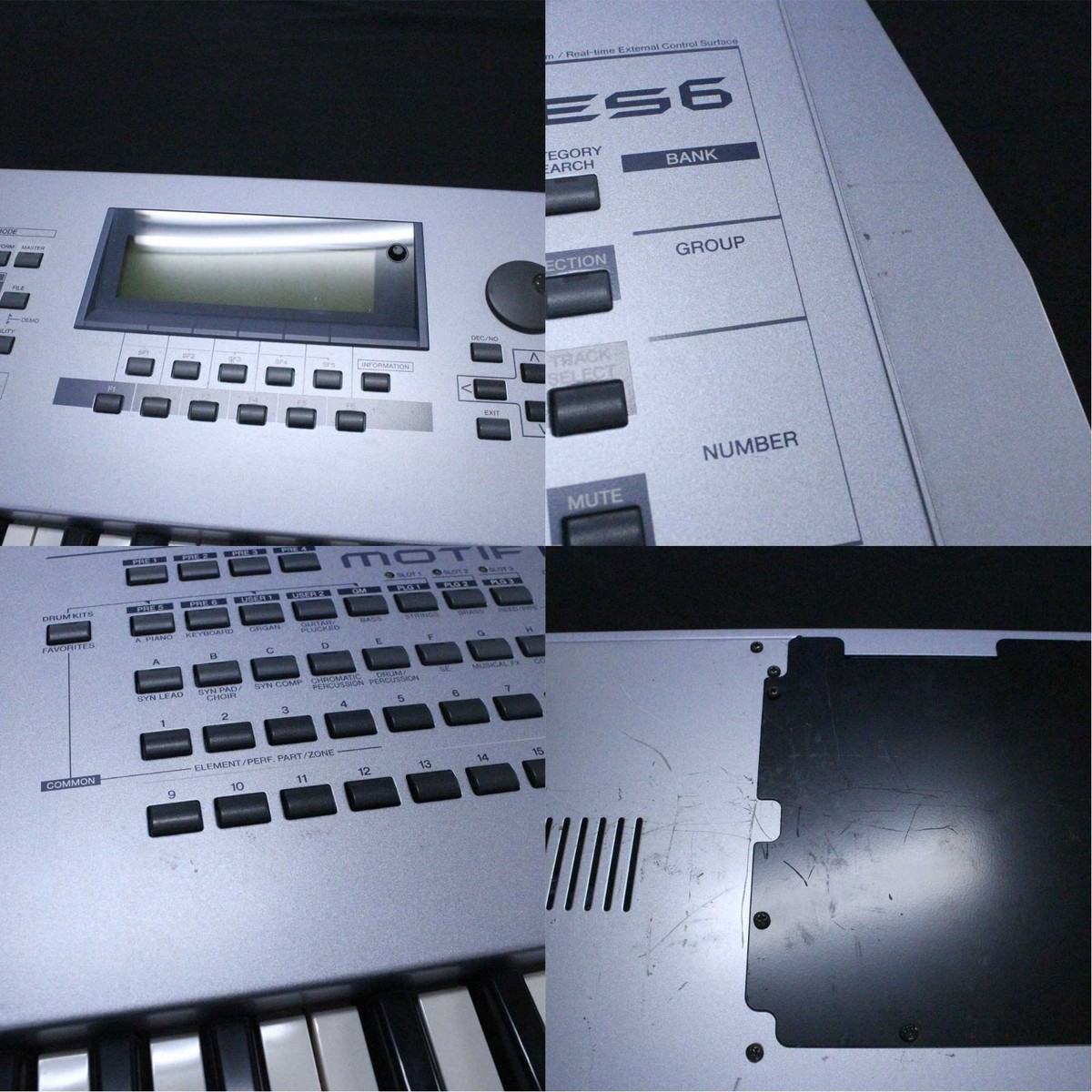 YAMAHA Motif ES6 Synthesizer 61-keys Piano Keyboard