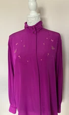 BASLER Vintage Blouse shirt large  UK 16 EUR 42