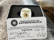 1/89 Kraken Golf Masters Caddy Ball Marker #5 Kitayama
