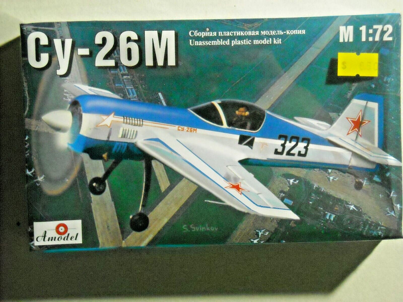 NIB Amodel Sukhoi Su- (Cy) 26M Aerobatic sport  sealed kit 7213  Free Shipping