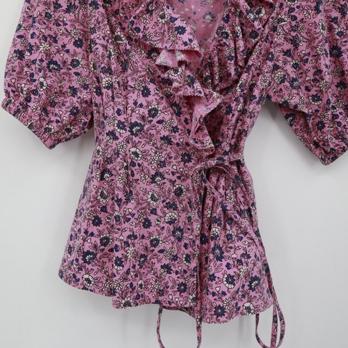 Roller Rabbit Cluny Brita Top Womens S Pink Bloomcore Boho Cottagecore Feminine - Picture 13 of 21