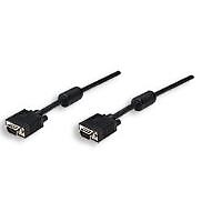 MANHATTAN SVGA Monitorkabel mit Ferritkern HD15 Stecker auf HD15 mas