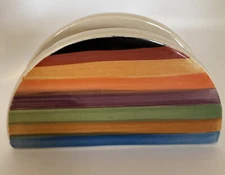 Philippe Richard RONDO Napkin Holder   Stripes