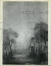 1963 Press Photo "Valley of Nysa" painting by Henri Gadbois - hca95404
