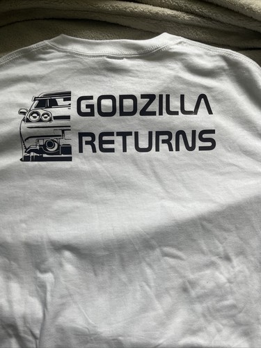 Nissan GTR-34 Godzilla Tee Shirt (Size L) - Picture 4 of 5