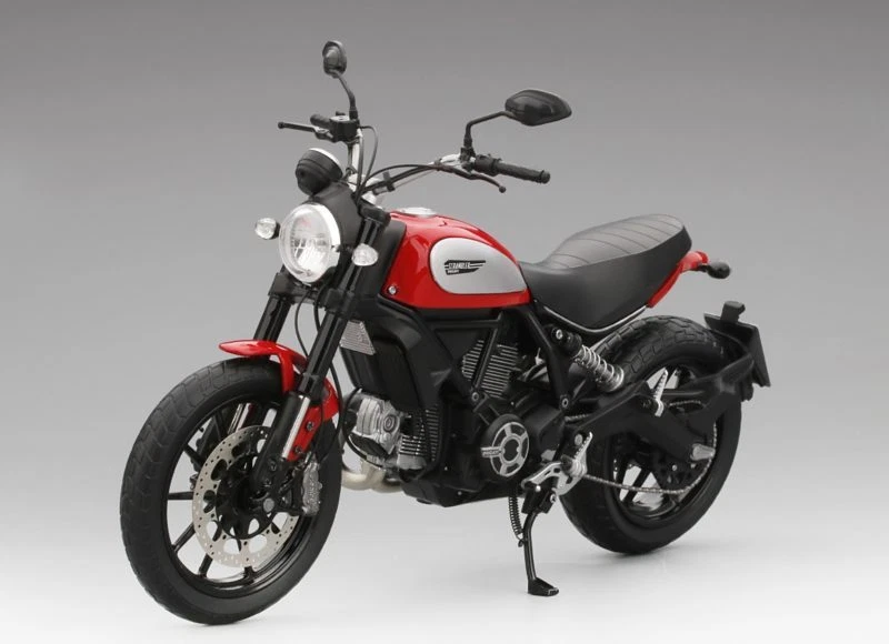 MODELLINO MOTO 1:12 TRUESCALE MINIATURES DUCATI SCRAMBLER 2015 ROSSO TSM MODEL - Immagine 2 di 4
