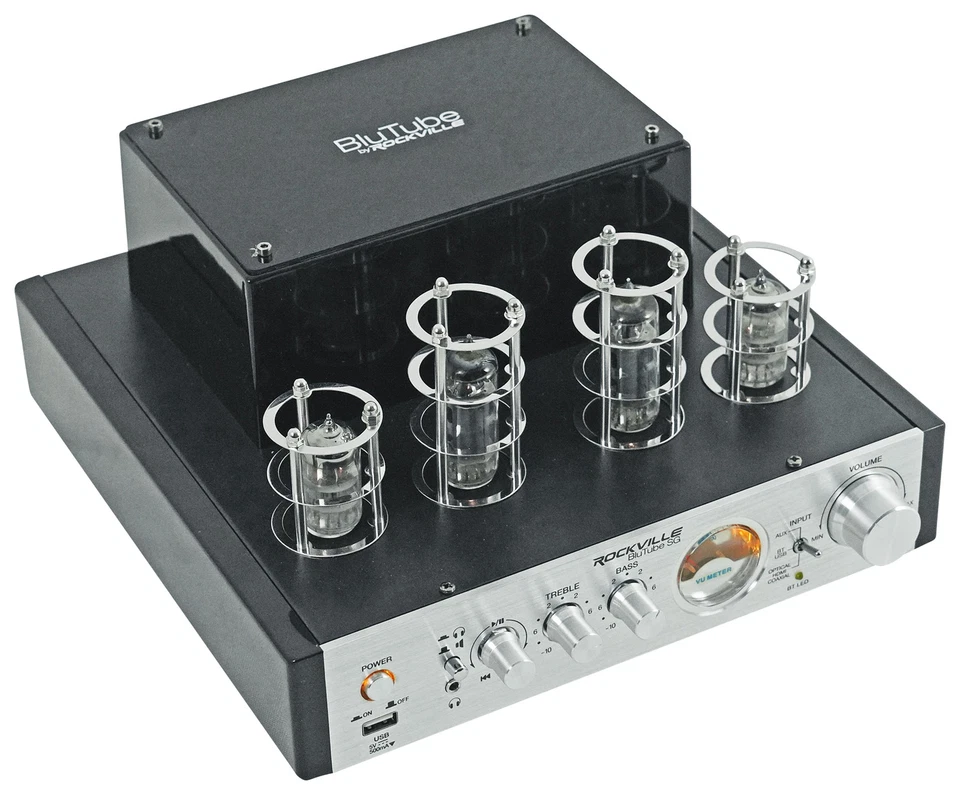 Rockville BluTube SG 70w Tube Amplifier/Home Theater Stereo Receiver w/Bluetooth - Image 2 of 4