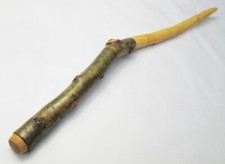 Hand Carved Harry Potter Witch Wizard Natural Wooden HAWTHORN Magic