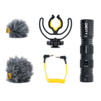 Deity V-Mic D4 Duo Dual Capsule Cardiod Microphone Video Mic for DSLR Camera