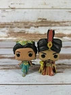 Funko Jasmine and Jafar Pop Vinyl Figures Disney Aladdin Villains Heroes Lot