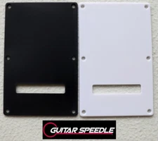 Guitar Back Plate Cover For Dive Bar Cavity Cover Black White Saddle Bridge