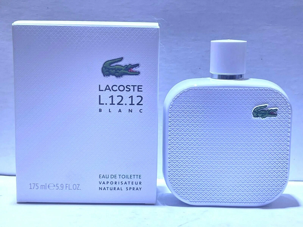 Lacoste Eau De Lacoste L.12.12 Blanc Cologne By Lacoste EDT 5.9oz/175ml 737052896045 eBay