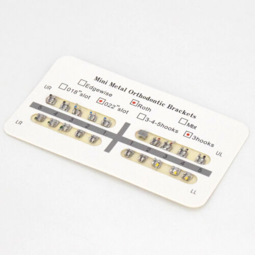 Dental Bracket Ultradünner Monoblock MIM Edgewise ROTH MBT 022 018 345 Haken - Bild 22 von 48