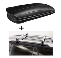 Dachbox VDPMAA320L Matt+DachträGer Sherman FüR FüR Toyota 4Runner (N280) 5TüR Ab