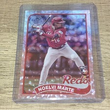 NOELVI MARTE - 2024 Topps Series 2 1989 Silver Foil Board RC #89B2-3 Reds