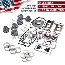 AJ126 Engine Rebuild Gasket Piston Kit Bearing Set for Jaguar Land Rover 3.0L V6