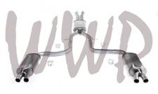 Stainless Steel Dual CatBack Exhaust Quad Tip 15-16 Hyundai Genesis Sedan 5.0L