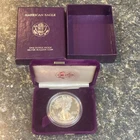 1989 S Proof Silver Eagle in Original US Mint Packaging Pristine  NO SPOTS