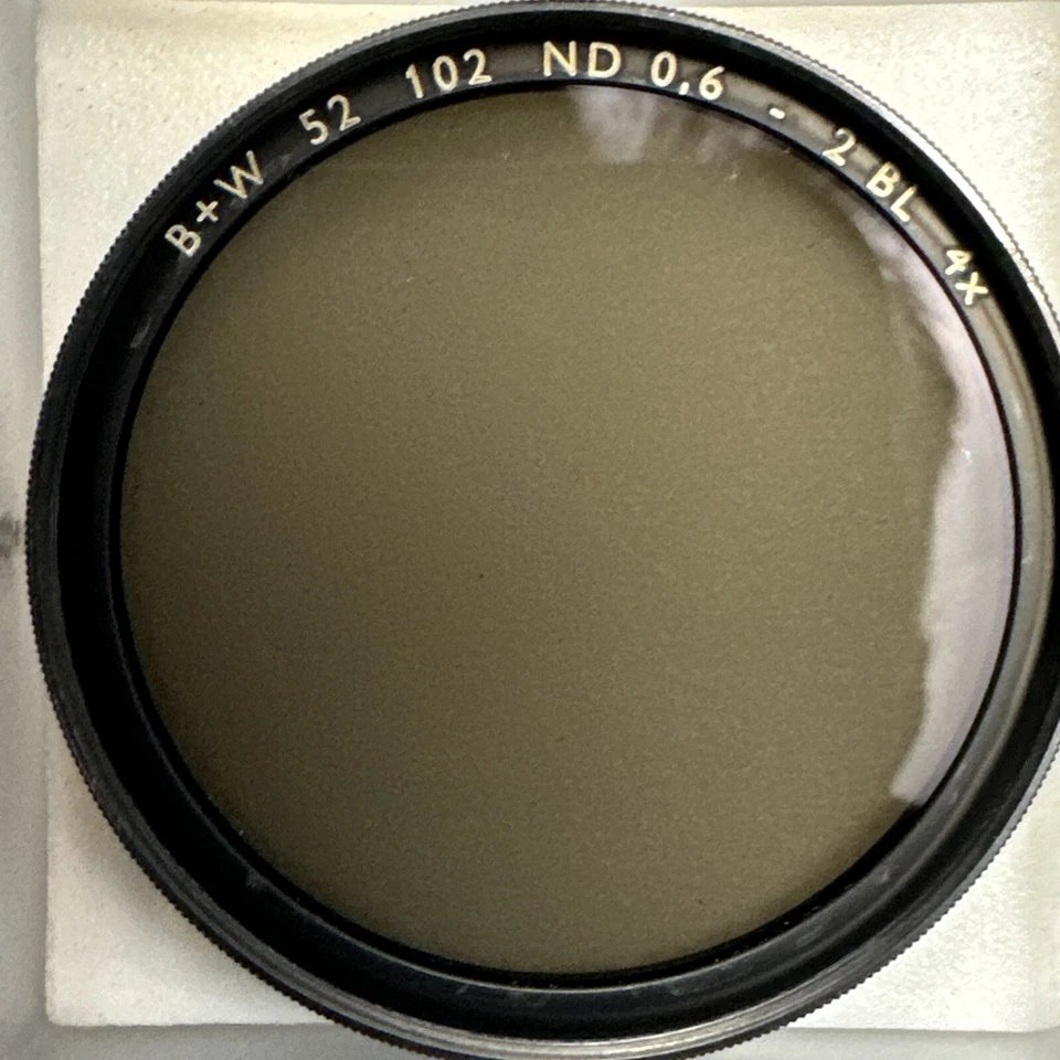 B+W 52mm Screw-In 102 ND 0.6 2 Stop BL 4x Camera Lens Filter F-PRO - Germany - Image 2 of 4