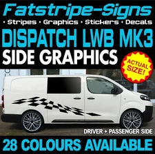 to fit CITROEN DISPATCH MK3 LWB L2 GRAPHICS STICKERS DECALS STRIPES CAMPER VAN