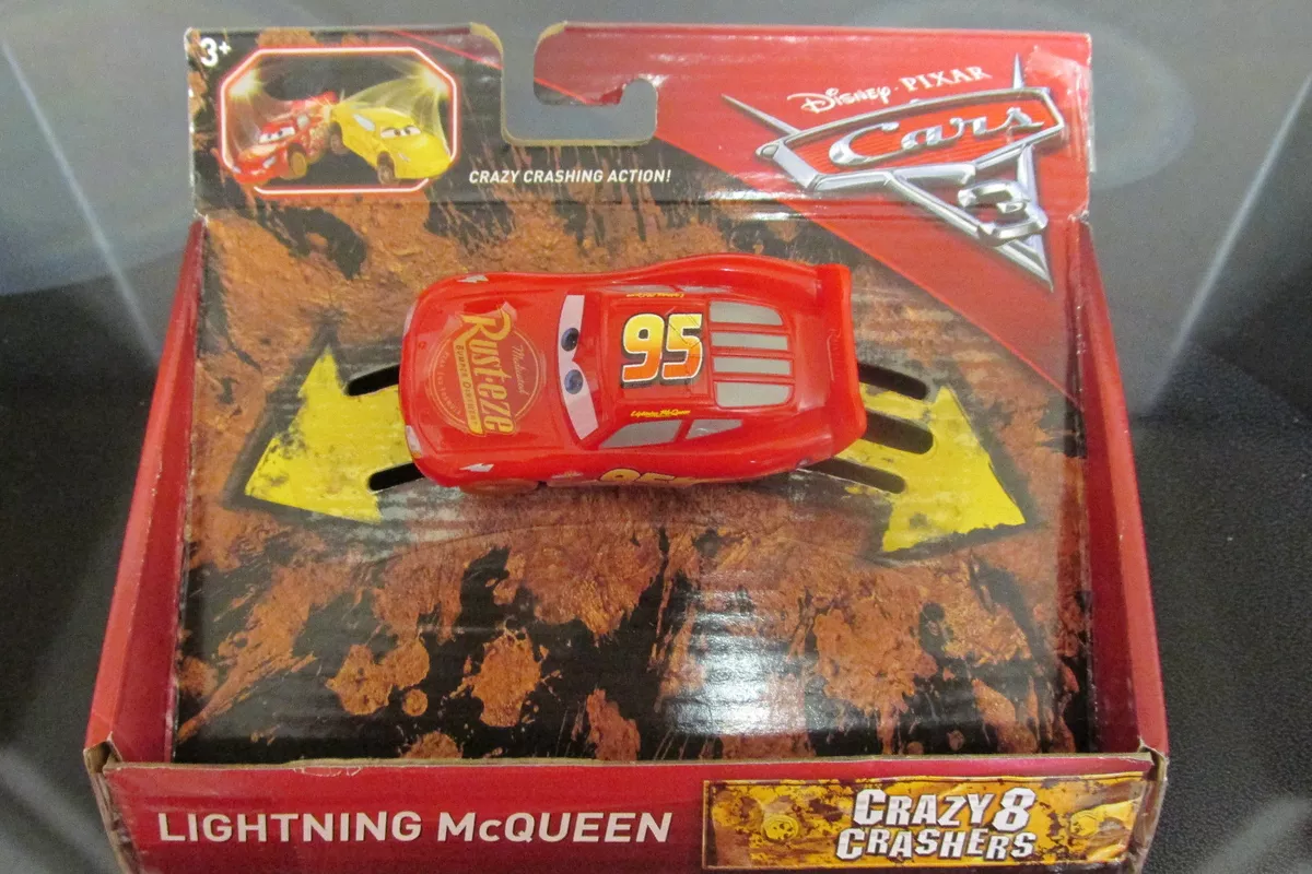 Disney Pixar Cars 3 Crazy 8 Crashers Lightning McQueen Vehicle