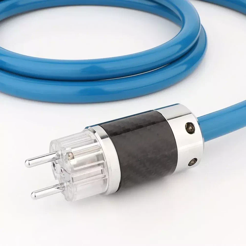 5N OFC Silver Plated Conductor Audio Power IEC C15 Female EU AC Main Supply Wire - Image 4 of 4