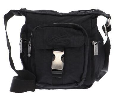 camel active Journey Shoulder Bag Umhängetasche Tasche Black schwarz Neu