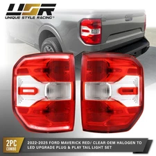 LED Upgrade OE Tail Light Set For 22-25 Ford Maverick Halogen Models Plug-N-Play
