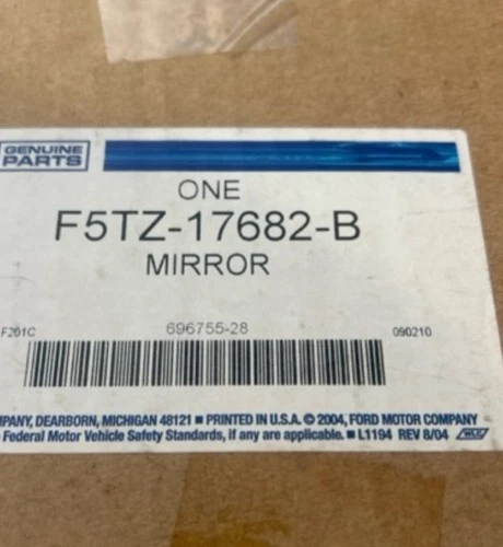 NOS 1995-2001 FORD EXPLORER MERCURY RIGHT PASSENGER SIDE MIRROR F5TZ-17682-B