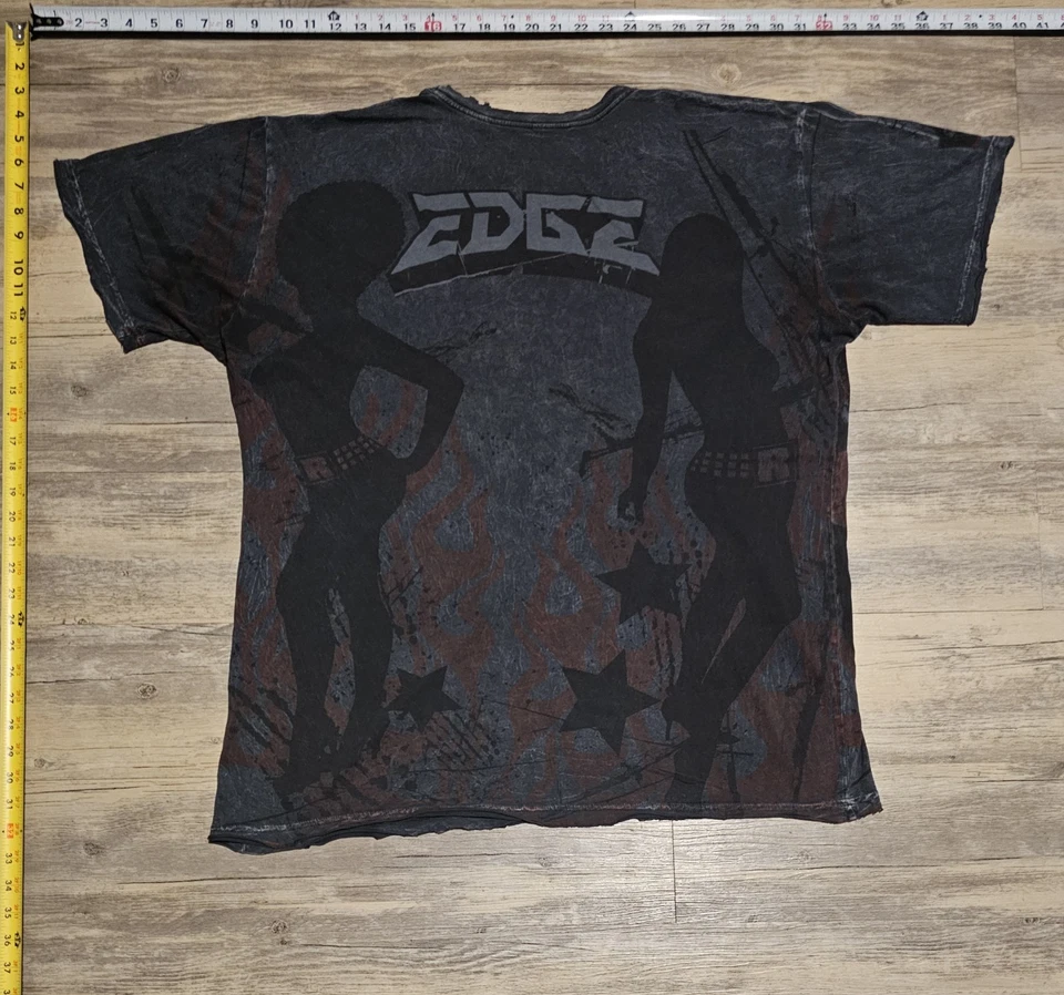 WWE EDGE RATED R SUPERSTAR ALL OVER Shirt Men's 2XL. EXTREMELY RARE AWESOME - Image 3 of 3