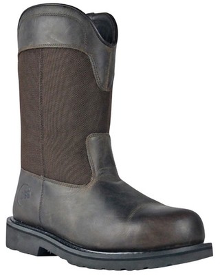 Hoss Men's Buck Wellington Work Boot - Steel Toe - 90416