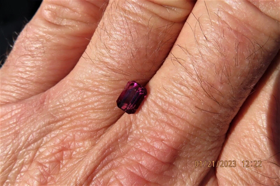 Драгоценный камень турмалин 1,04 карата розовый цвет для коллекционеров/изготовления ювелирных изделий - Изображение 2 из 4