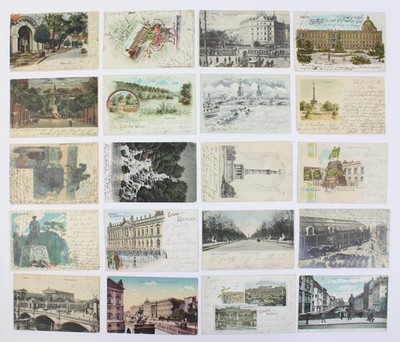 20 AK Berlin gelaufen zwischen 1901 und 1916