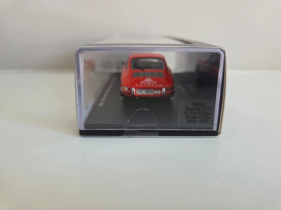 Spark 1/43 Porsche 911T Elford/Stone - Winner Rally Montecarlo 1968 - S4021 - Immagine 3 di 4